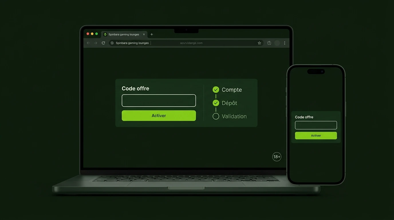 Comment utiliser un code promo Spinbara