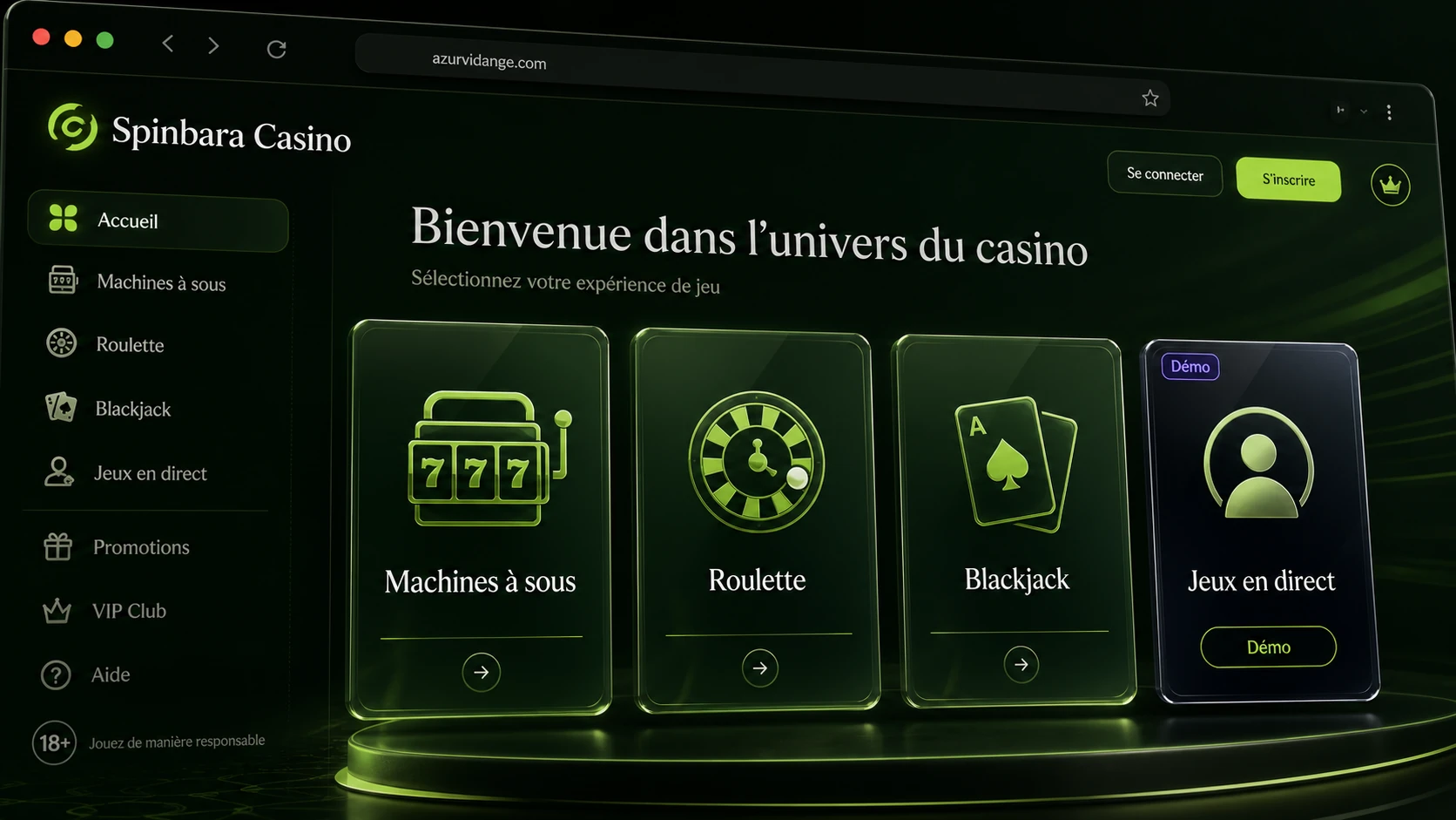 Jeux disponibles sur Spin Bara / Spinbara